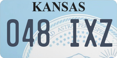 KS license plate 048IXZ