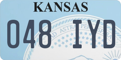 KS license plate 048IYD