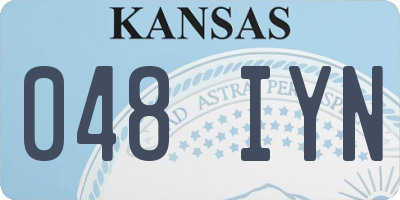 KS license plate 048IYN