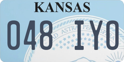 KS license plate 048IYO