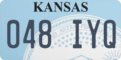 KS license plate 048IYQ