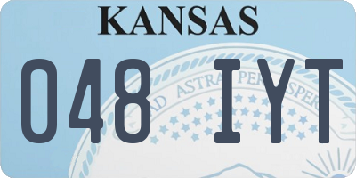 KS license plate 048IYT