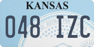 KS license plate 048IZC