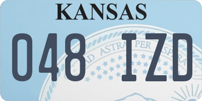 KS license plate 048IZD