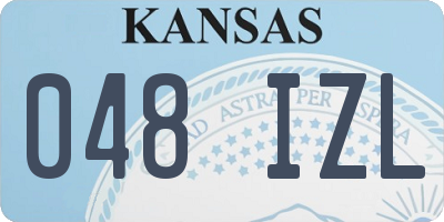 KS license plate 048IZL