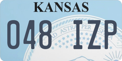 KS license plate 048IZP