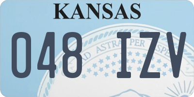 KS license plate 048IZV