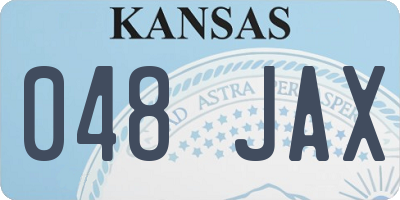 KS license plate 048JAX