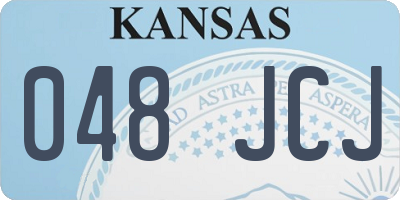 KS license plate 048JCJ