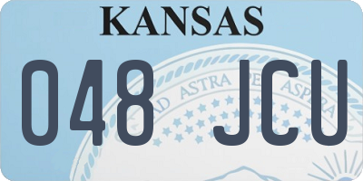 KS license plate 048JCU