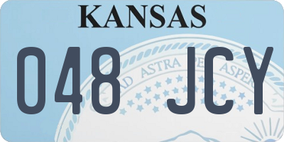 KS license plate 048JCY