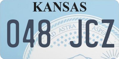 KS license plate 048JCZ