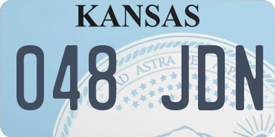 KS license plate 048JDN