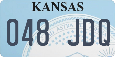 KS license plate 048JDQ