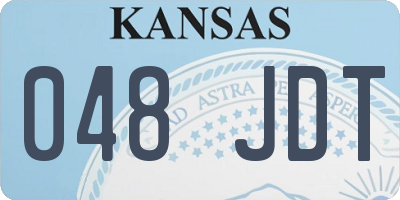KS license plate 048JDT