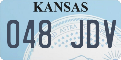 KS license plate 048JDV