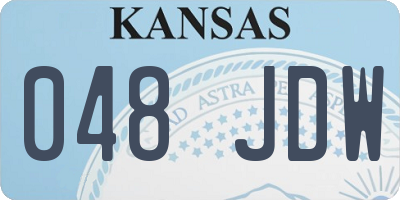 KS license plate 048JDW
