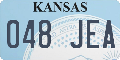 KS license plate 048JEA