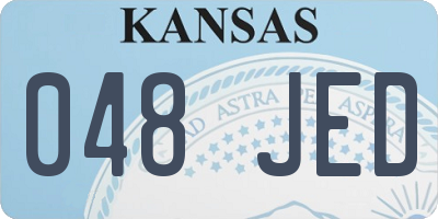 KS license plate 048JED