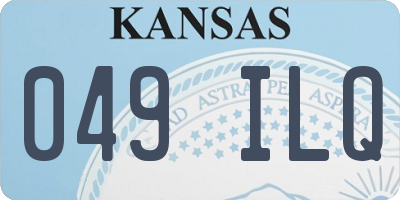 KS license plate 049ILQ
