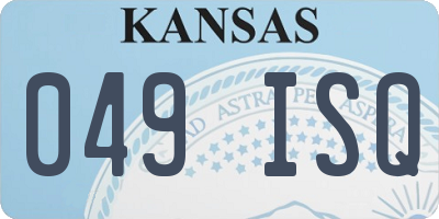 KS license plate 049ISQ
