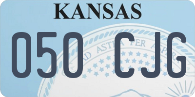 KS license plate 050CJG