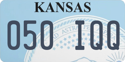 KS license plate 050IQQ