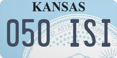 KS license plate 050ISI
