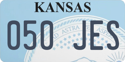 KS license plate 050JES