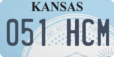 KS license plate 051HCM