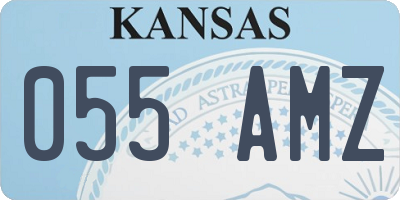 KS license plate 055AMZ