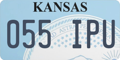 KS license plate 055IPU