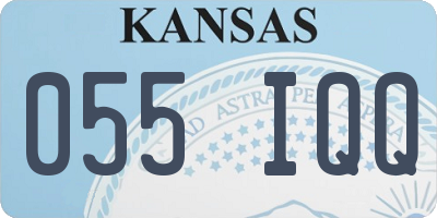 KS license plate 055IQQ