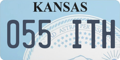 KS license plate 055ITH