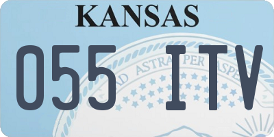 KS license plate 055ITV