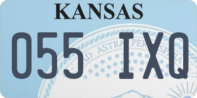 KS license plate 055IXQ