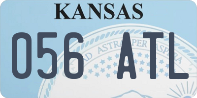 KS license plate 056ATL