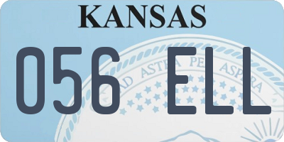 KS license plate 056ELL