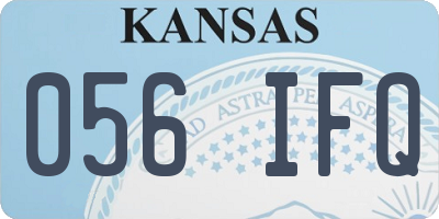 KS license plate 056IFQ