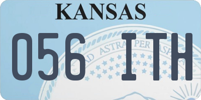 KS license plate 056ITH