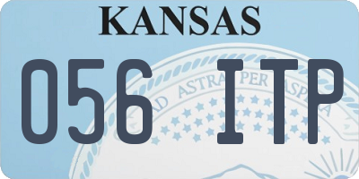 KS license plate 056ITP