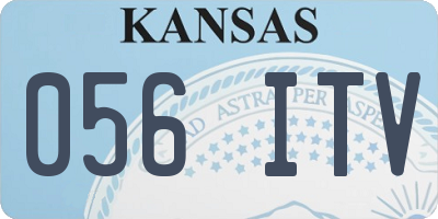 KS license plate 056ITV