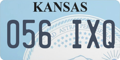 KS license plate 056IXQ