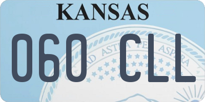 KS license plate 060CLL