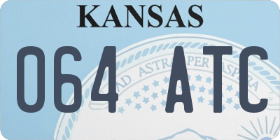 KS license plate 064ATC