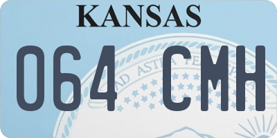KS license plate 064CMH