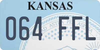 KS license plate 064FFL