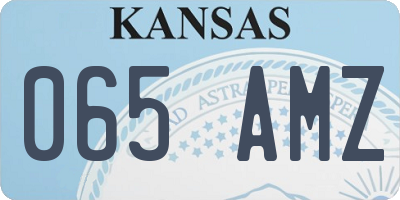 KS license plate 065AMZ