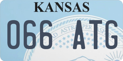 KS license plate 066ATG