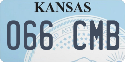 KS license plate 066CMB